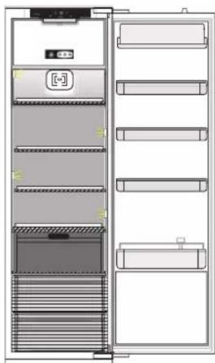 Atag KD67102A - How to store fresh food and beverages - 1
