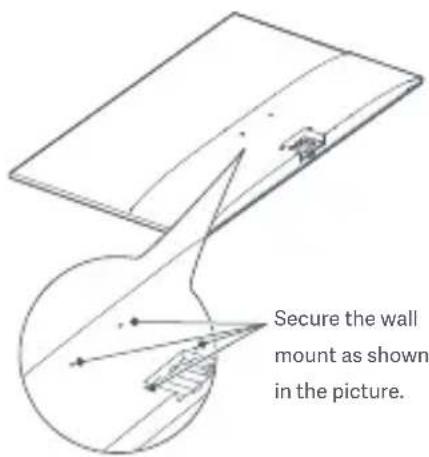 Xiaomi G27i - Wall mounting - 3