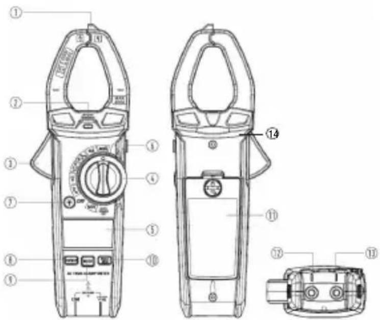 MULTIMETRIX CM604 - DESCRIZIONE DELLA PINZA MULTIMETRICA - 1