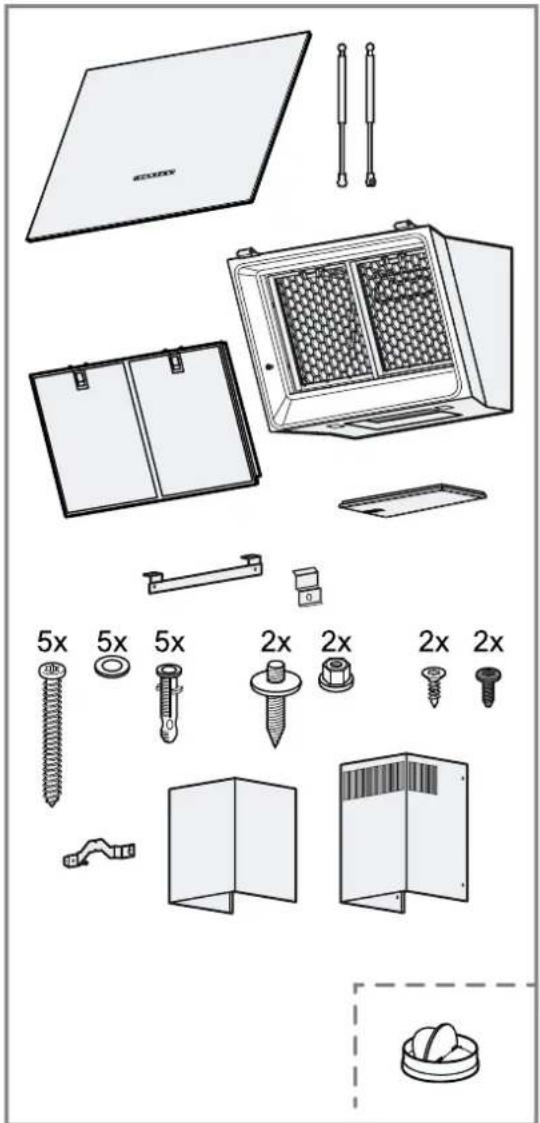 BOSCH DWK81AN65 - Contenu de la livraison - 1