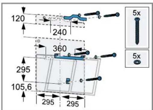BOSCH DWK81AN65 - Monter la suspension de l'appareil - 2
