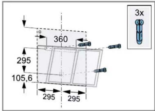 BOSCH DWJ91LT60 - Monter la suspension de l'appareil - 1