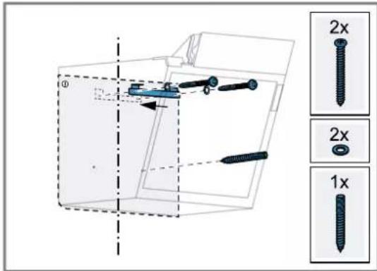BOSCH DWJ87FN60 - Monter la suspension de l'appareil - 1