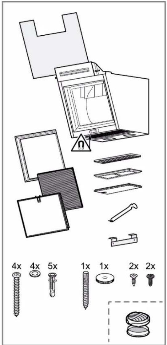 BOSCH DWJ87FN60 - Contenu de la livraison - 1