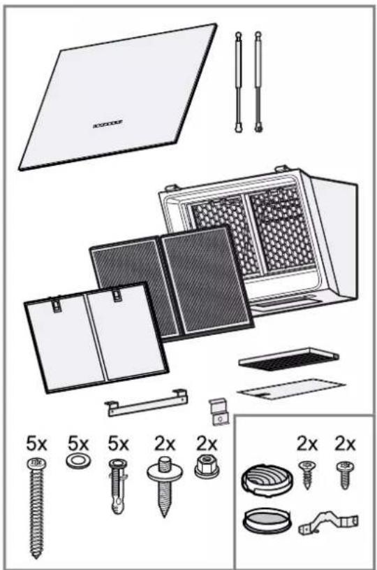 BOSCH DWJ81AN60 - Contenu de la livraison - 1