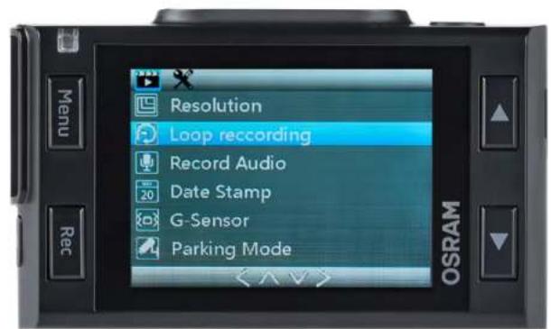Osram ROADsight 20 - GRABACION EN BUCLE - 1