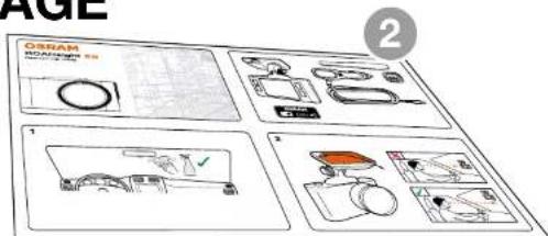 Osram ROADsight 20 - CONTENU DE L'EMBALLAGE - 1