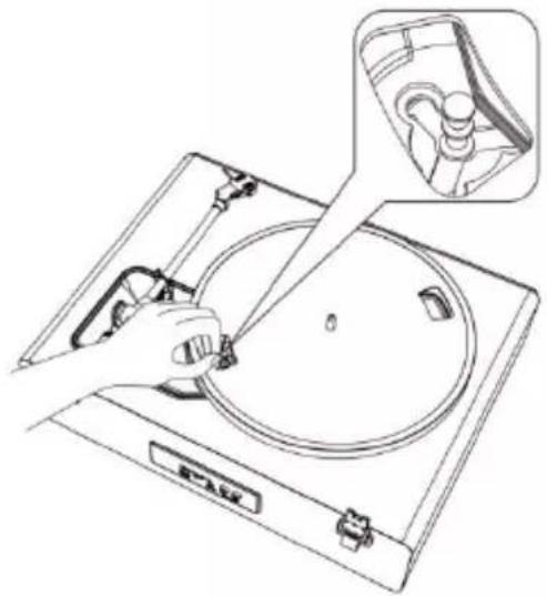 LENCO LS-470 - Sostituzione della cinghia - 2