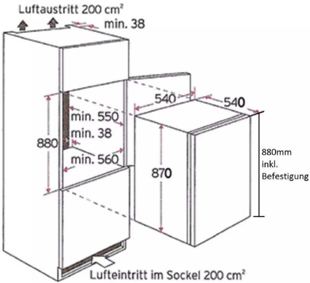 Wolkenstein WKS125.4EEB - Abmessungen A/B - 1