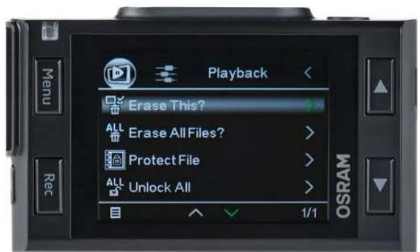 Osram ROADsight 30 - DELETE FILES - 2