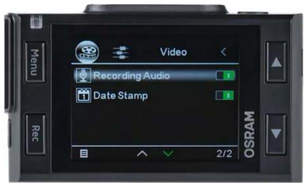 Osram ROADsight 30 - GENERAL SETTINGS - 2