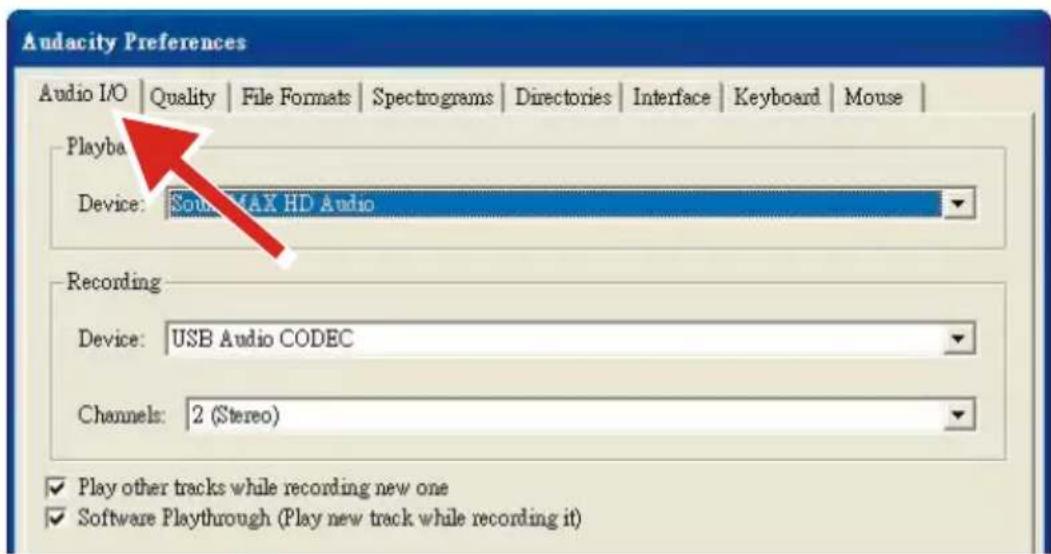 LENCO LBT-335 - Setting up your PC to work with Audacity - 2