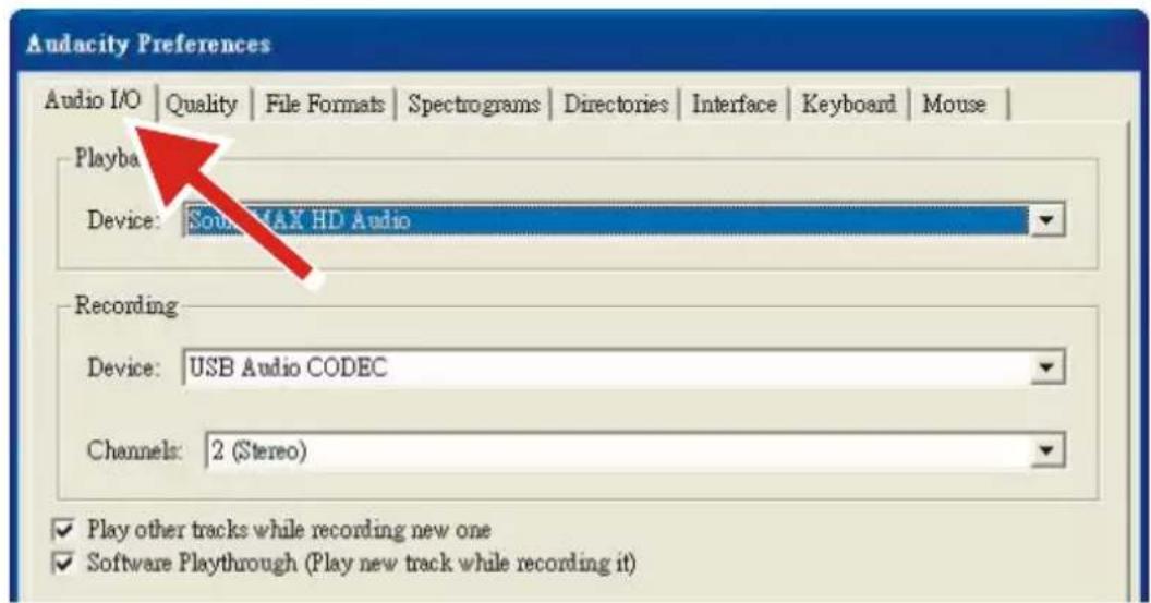 LENCO LBT-335 - Configuración del PC para que funcione con Audacity - 2