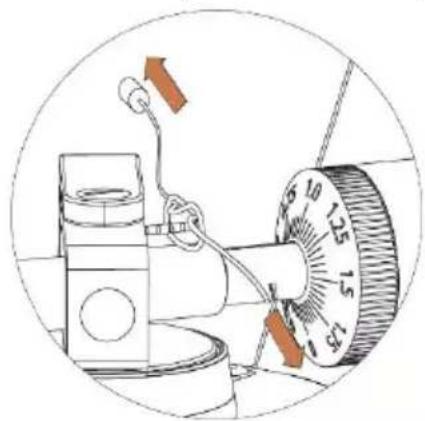 LENCO LBT-335 - Locate the anti-skating weight - 1