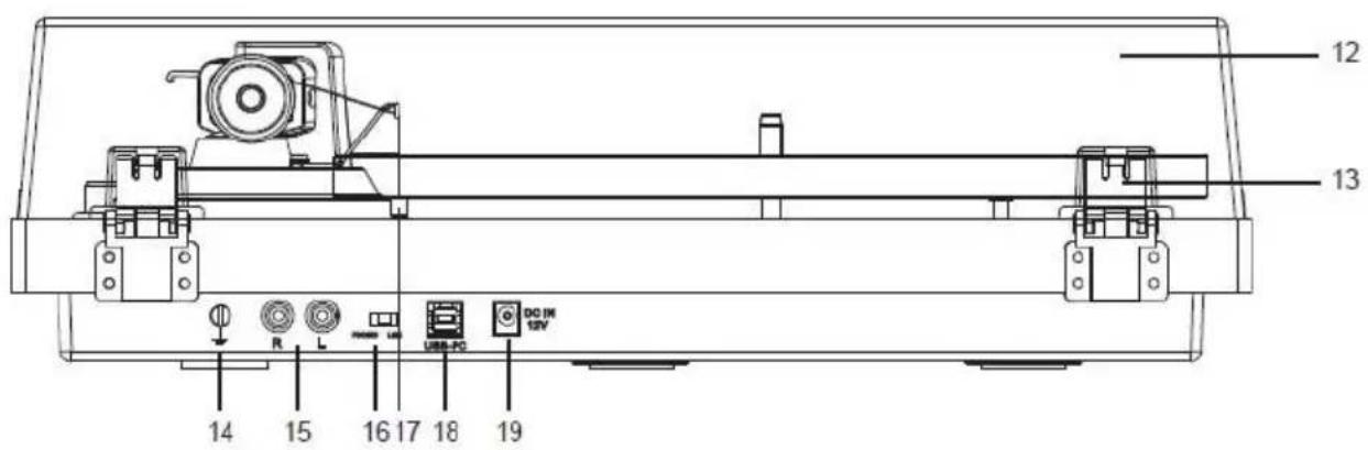 LENCO LBT-335 - COMPOSANTS, CARACTÉRISTIQUES ET CONNEXIONS - 2