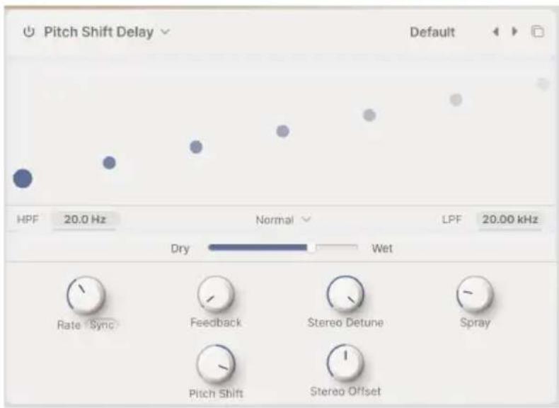 Arturia Augmented WOODWINDS - Pitch Shift Delay - 1