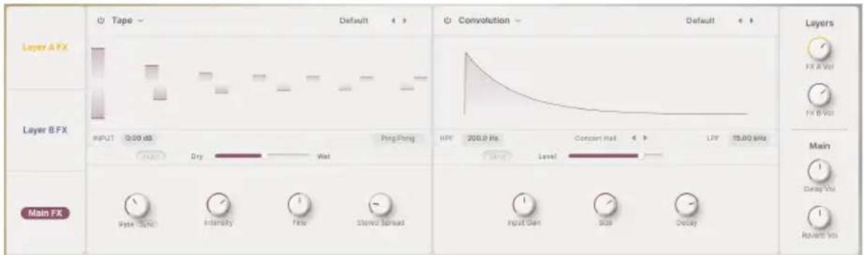 Arturia Augmented WOODWINDS - LE PANNEAU FX - 3
