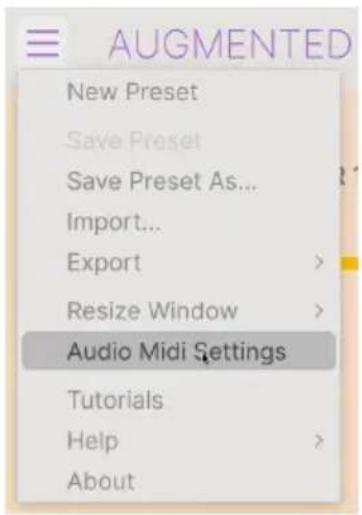 Arturia Augmented WOODWINDS - Audio MIDI Settings - 1