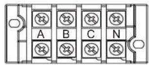 A B C N