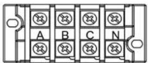 A B C N