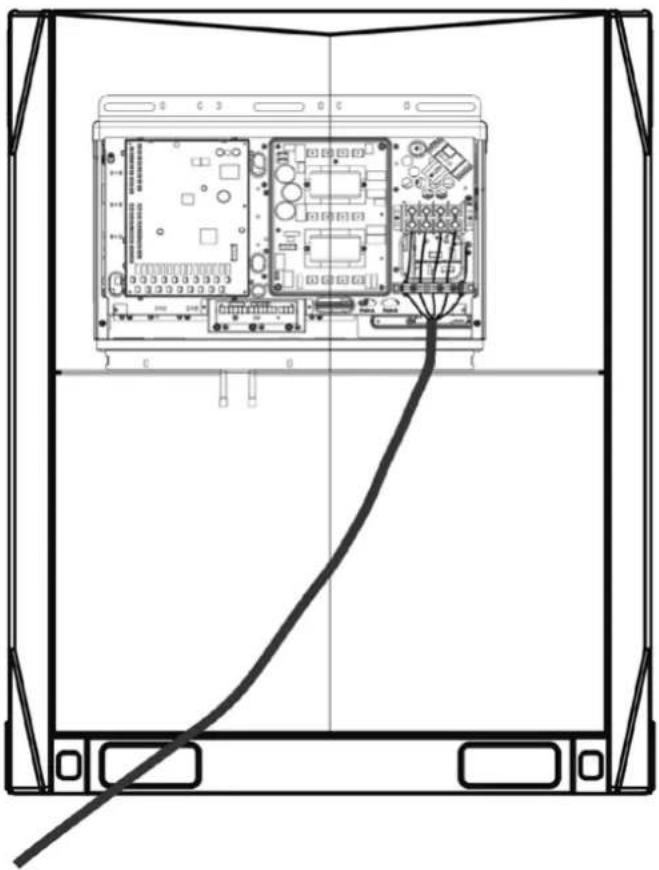 HTW V10 - Fixation du câble d'alimentation - 1