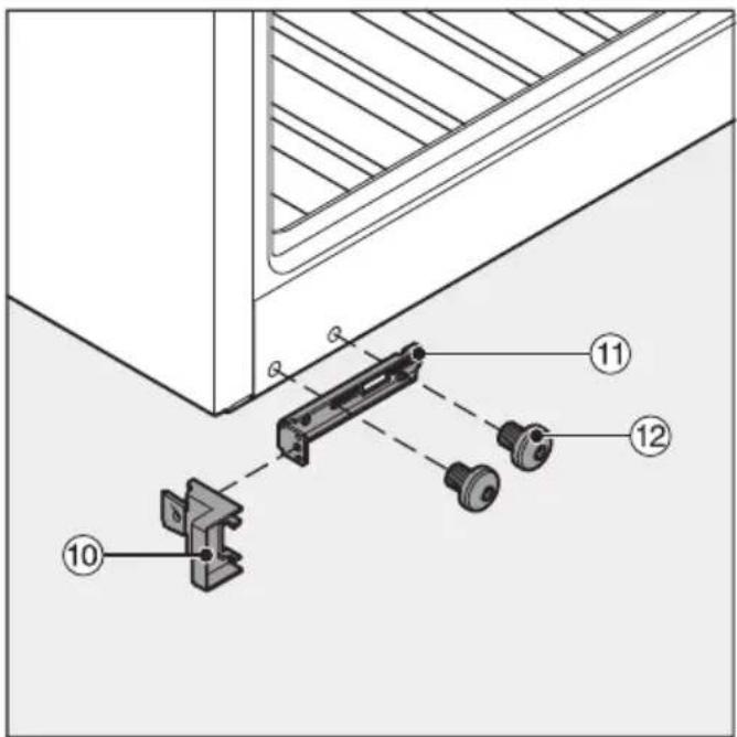 MIELE KWT 6422 iG-1 - Uniquement pour les parois de meuble d'une épaisseur de 16 mm : - 3