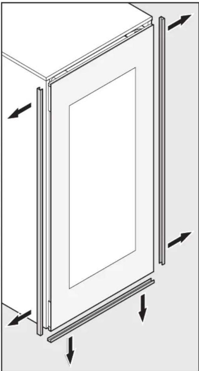 MIELE KWT 6422 iG-1 - Uniquement pour les parois de meuble d'une épaisseur de 16 mm : - 5