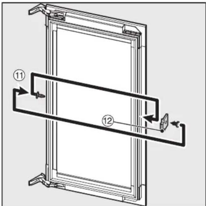 MIELE KWT 6422 iG-1 - Pour inverser la butée de porte, vous avez besoin des outils suivants : - 13