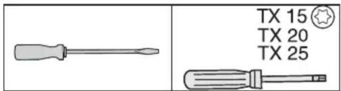 MIELE KWT 6422 iG-1 - Pour inverser la butée de porte, vous avez besoin des outils suivants : - 1