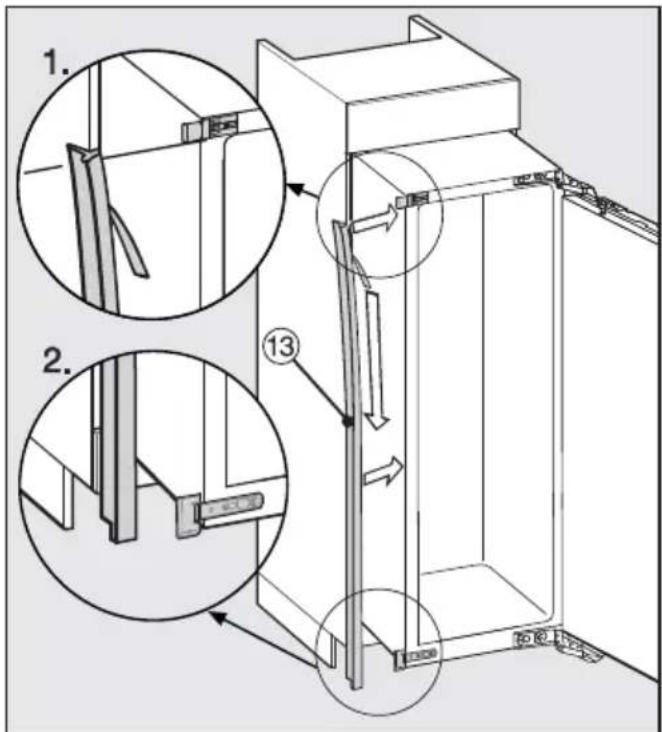 MIELE KWT 6422 iG-1 - Uniquement pour les parois de meuble d'une épaisseur de 16 mm : - 6