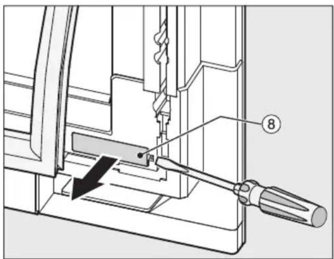 MIELE KWT 6422 iG-1 - Pour inverser la butée de porte, vous avez besoin des outils suivants : - 10