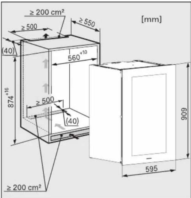 MIELE KWT 6422 iG-1 - Aération et évacuation d'air - 3