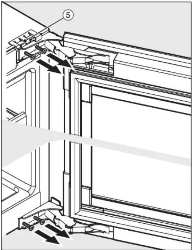 MIELE KWT 6422 iG-1 - Pour inverser la butée de porte, vous avez besoin des outils suivants : - 5