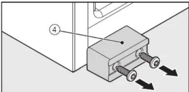 MIELE KWT 6422 iG-1 - Pour inverser la butée de porte, vous avez besoin des outils suivants : - 4