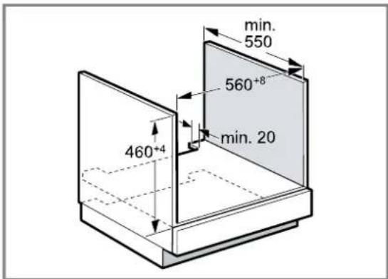BOSCH CMG7241B2 - Installation sous un plan de travail - 1