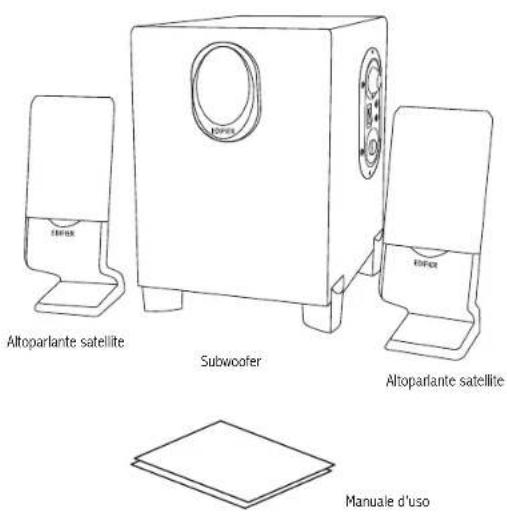 EDIFIER R101BT - Cosa si trova nella confezione - 1