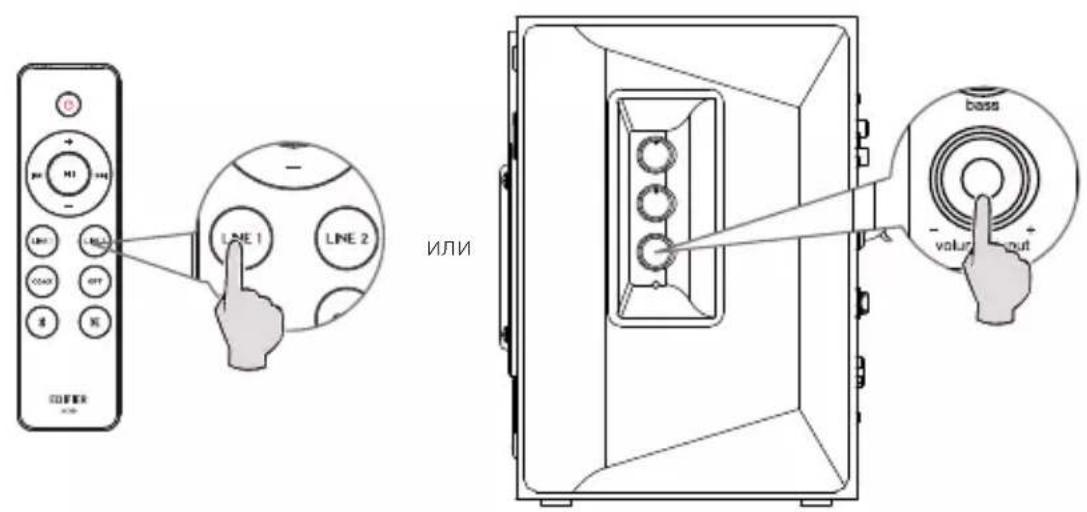 EDIFIER R1380DB - PeximIINHeHbIB BXOD - 1