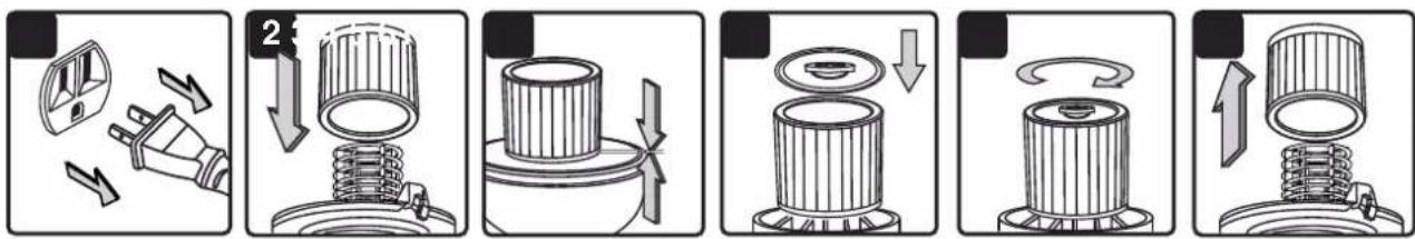 Vacmaster Professional Beast VFB511B - INSTALLING & CLEANING CARTRIDGE FILTER - 1