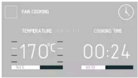 AMICA QTVIS 2000B TW - Réglage du temps de cuisson (pour la fonction de chauffage) - 1