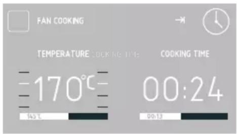 AMICA QTVIS 2000B TW - Réglage du temps de cuisson (pour la fonction de chauffage) - 2