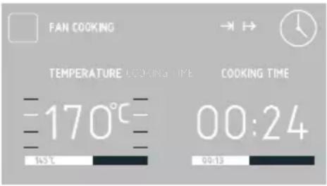 AMICA QTVIS 2000B TW - Réglage de la fin du temps de cuisson. - 1