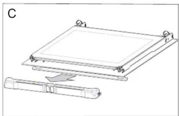 AMICA QTVIS 2000B TW - Démontage de la vitre intérieure - 2