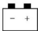 Pontiac Firefly (1995) - Charging System Light (12-Volt Battery) - 1