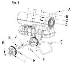 QLIMA DFA 2330 - ASSEMBLING THE HEATER - 2