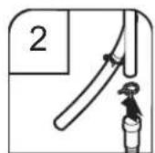WHIRLPOOL WDF341PAPM - Connect drain hose - 15