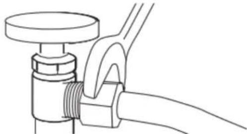 WHIRLPOOL WDF332PAMB - Attach water supply line - 1
