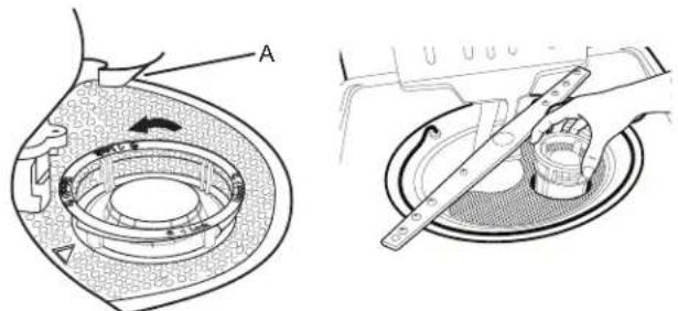 WHIRLPOOL WDF332PAMB - Filter Removal Instructions - 1