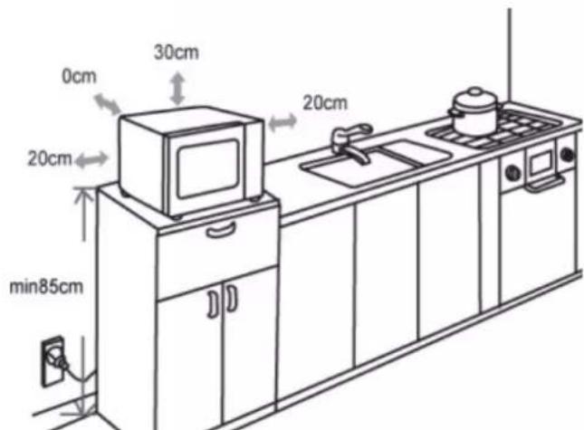 CASO Ceramic Chef HCMG 25 - Aufstellung des Gerätes - 1