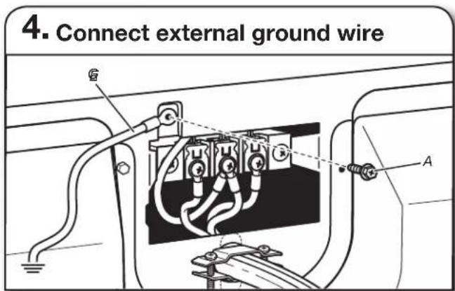 WHIRLPOOL YWED4815EW - Prepare to connect neutral ground wire and neutral wire - 4