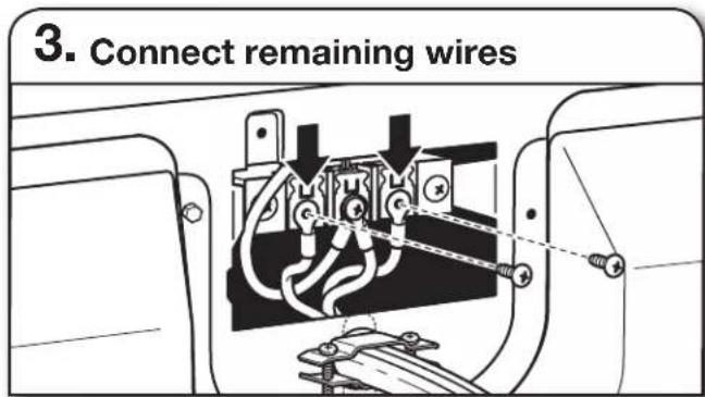 WHIRLPOOL YWED4815EW - Prepare to connect neutral ground wire and neutral wire - 3